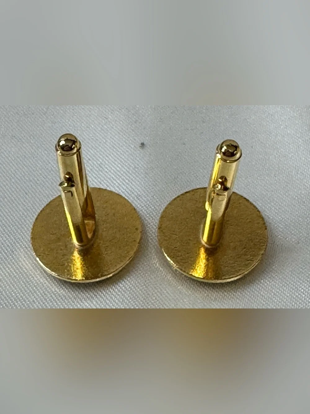 Presidential Seal Cufflinks - gold tone and black
